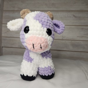 Plush Cow -  Purple