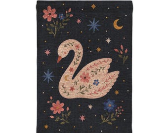 Nursery wall art Room Decor Cottagecore Nursery Wall Hanging Storybook Kids Room Decor Woven Wall Tapestry Folk Art Floral