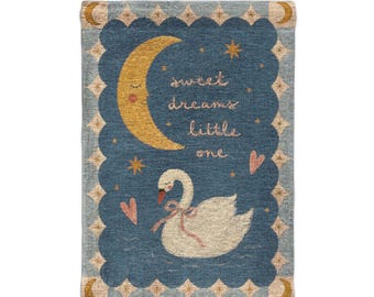 Nursery wall art Room Decor Wall tapestry for whimsical scandi Nursery Wall Hanging Storybook Kids Room Decor