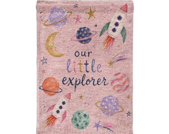 whimsical Nursery wall art Room Decor Wall tapestry for girls Nursery Wall Hanging Storybook Kids Room Decor