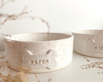 Tazón para perros personalizado Tazón para perros personalizado Regalo para cachorros Tazón para perros de cerámica de tamaño mediano pequeño Tazón para perros de tamaño mediano Tazón para gatos