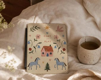 Whimsical Kindle Personalized Kindle Case Custom Kindle Cover with Name Kindle Paperwhite Case Initial Kindle Case Book Lover Gift for Her