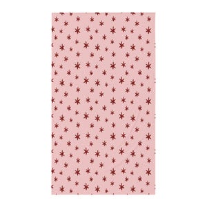 Verspieltes Kinder-Spannbettlaken, rosa-lila Retro-Sternenmuster, skandinavische Baumwollbettwäsche im Folk-Stil, moderne maximalistische Mädchenzimmerdekoration