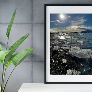 Glacier Lagoon Iceland Digital Photo Download