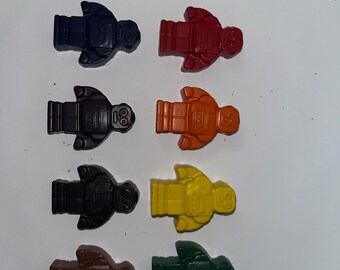 Robot shaped crayons
