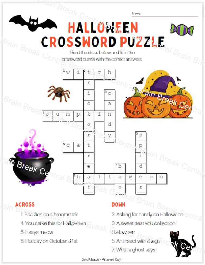 Halloween Crossword