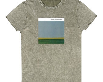 Vintage Denim Shirt | Duster Stratopshere Album Cover | Music Lover Gift | Indie Rock Apparel | 90s Nostalgia | Hipster Fashion