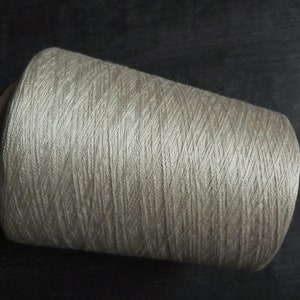 n-98 wide knitted linen tape - 1 natural