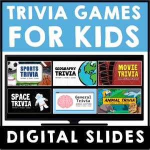 Trivia for Kids - 120+ Questions - Ages 8+ - Animals, Space, Movies, Sports, Geography - Fun Party Game for Family Game Nights