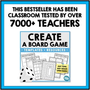 Erstelle ein Brettspiel! Fun Math Projektbasiertes Lernen & Wahrscheinlichkeit Einheit - Homeschool Lehrer Digitale Ressourcen, enthält Vorlagen Rubriken Bild 2