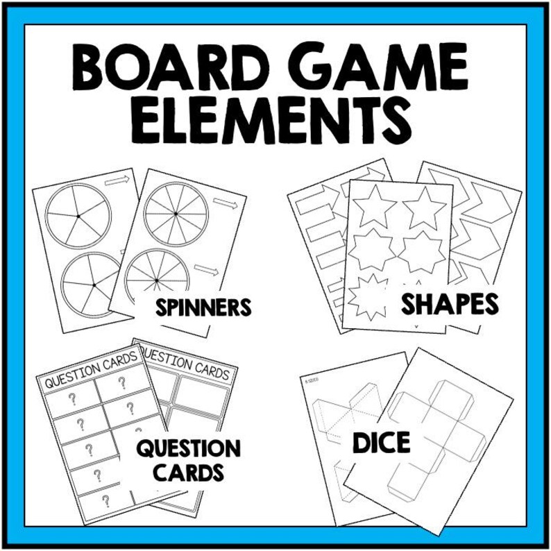 Erstelle ein Brettspiel! Fun Math Projektbasiertes Lernen & Wahrscheinlichkeit Einheit - Homeschool Lehrer Digitale Ressourcen, enthält Vorlagen Rubriken Bild 7