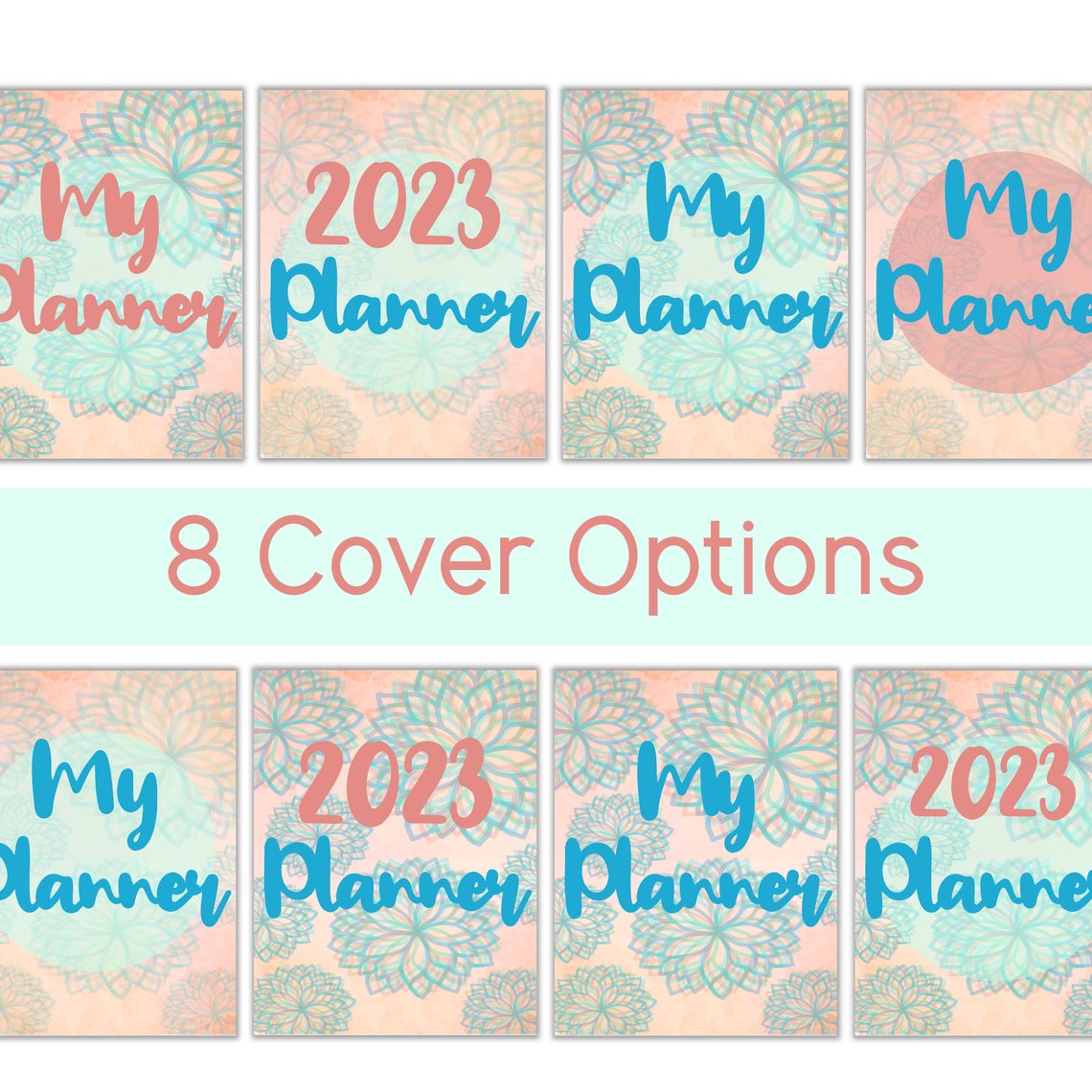 Printable Personal Planner & Organizer, 2023 Daily Weekly Monthly