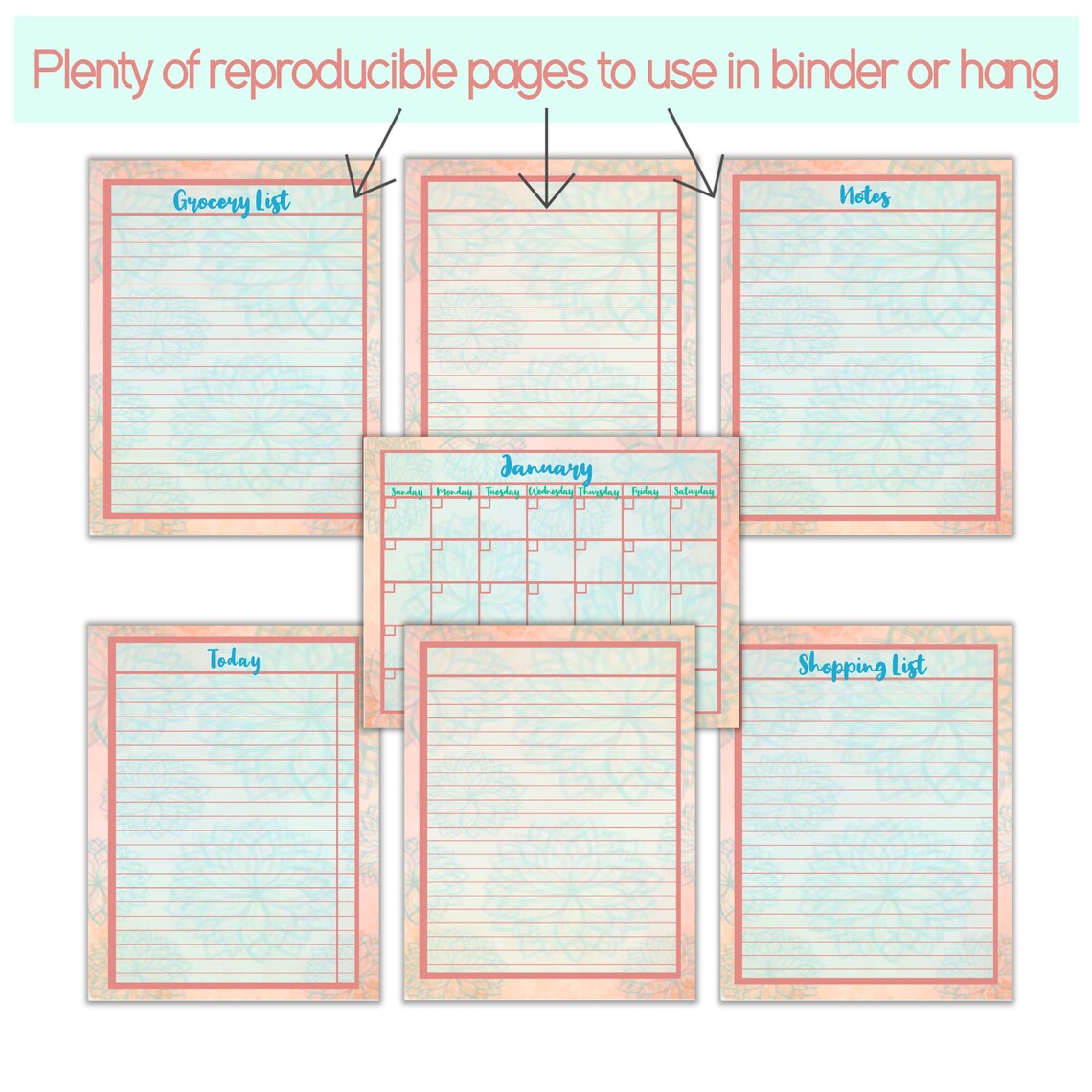 Printable Personal Planner & Organizer, 2023 Daily Weekly Monthly