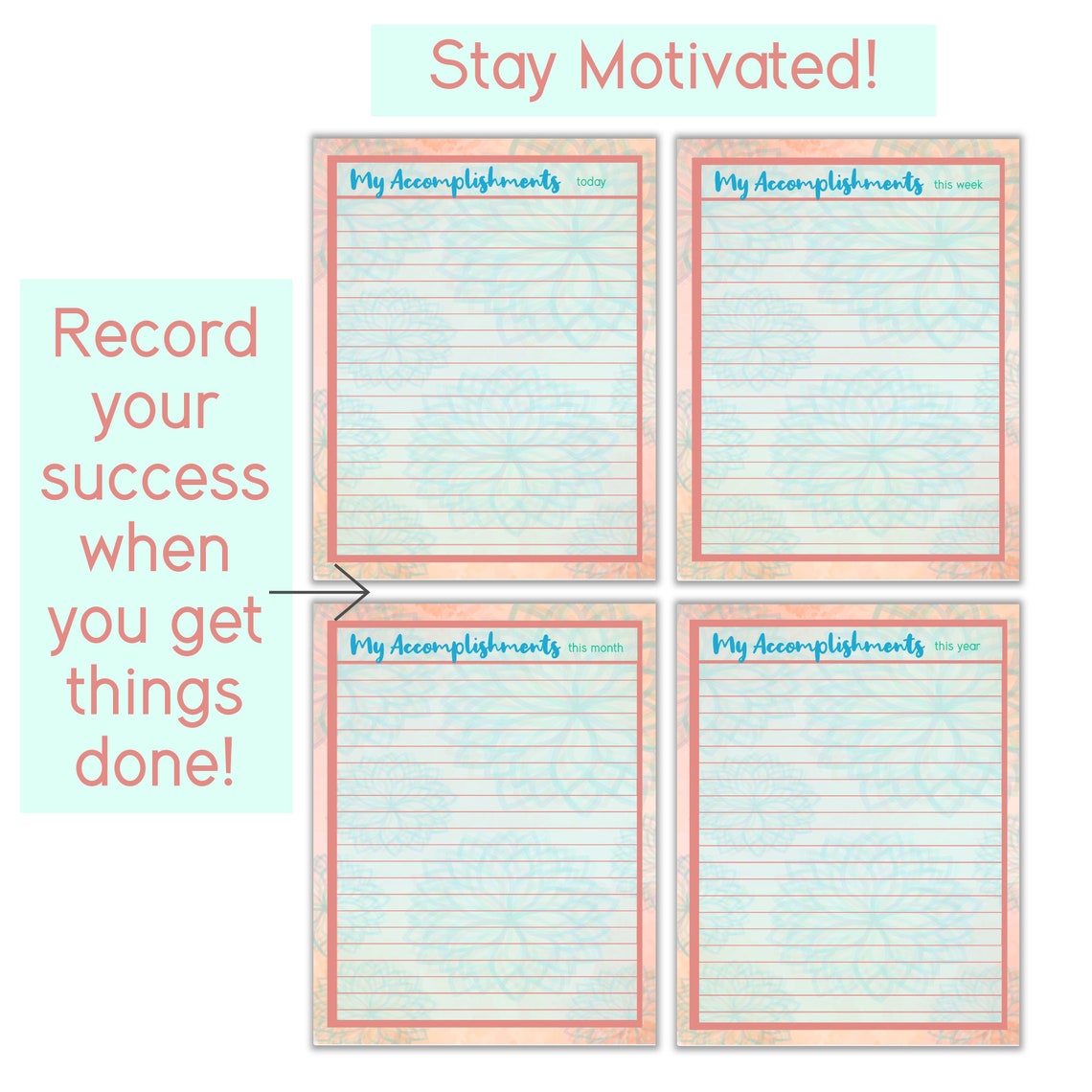 Printable Personal Planner & Organizer 2023 Daily Weekly Etsy