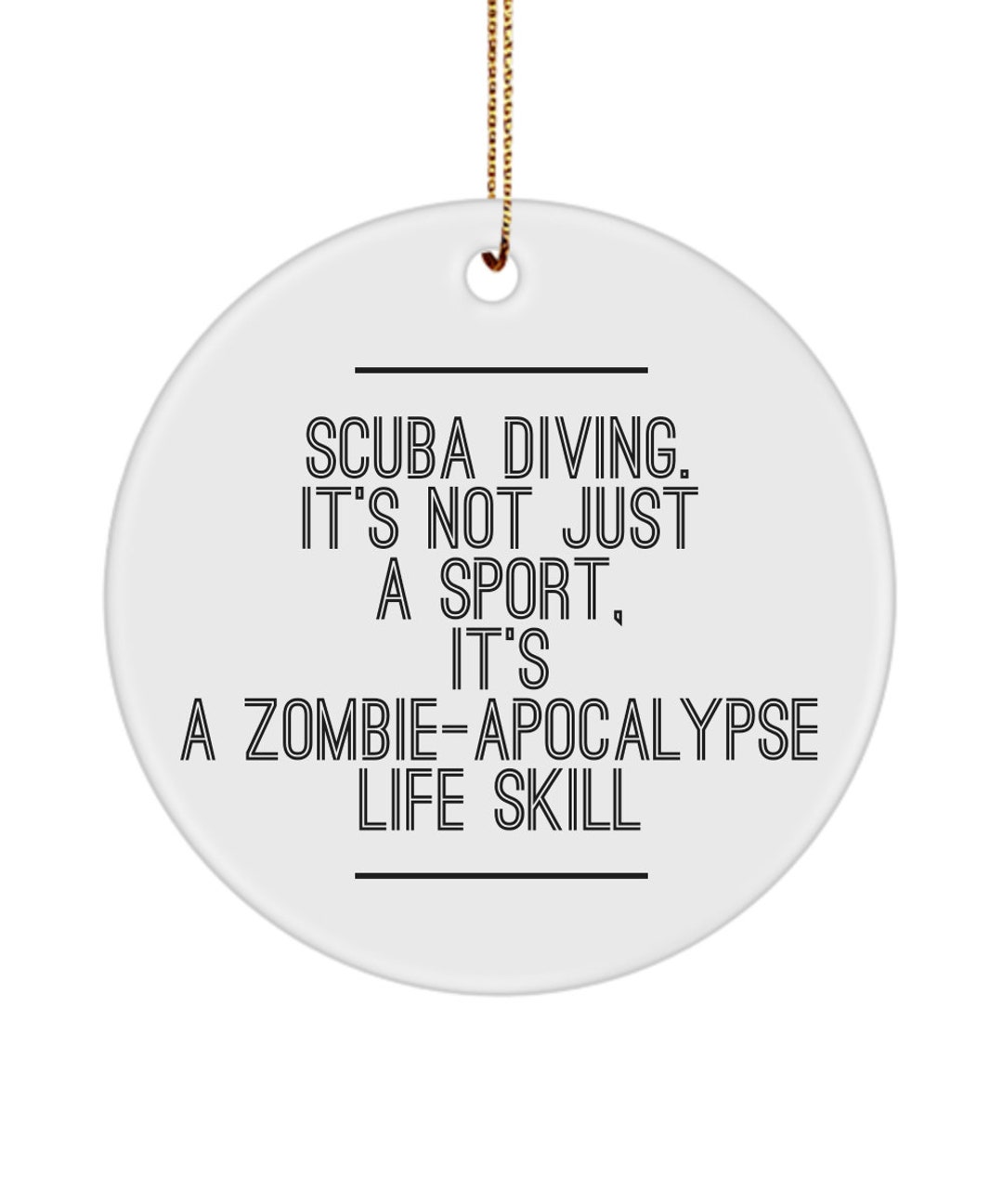 Scuba Diver Ornament, Scuba, Scuba Diving Gift, Scuba Diving, Funny