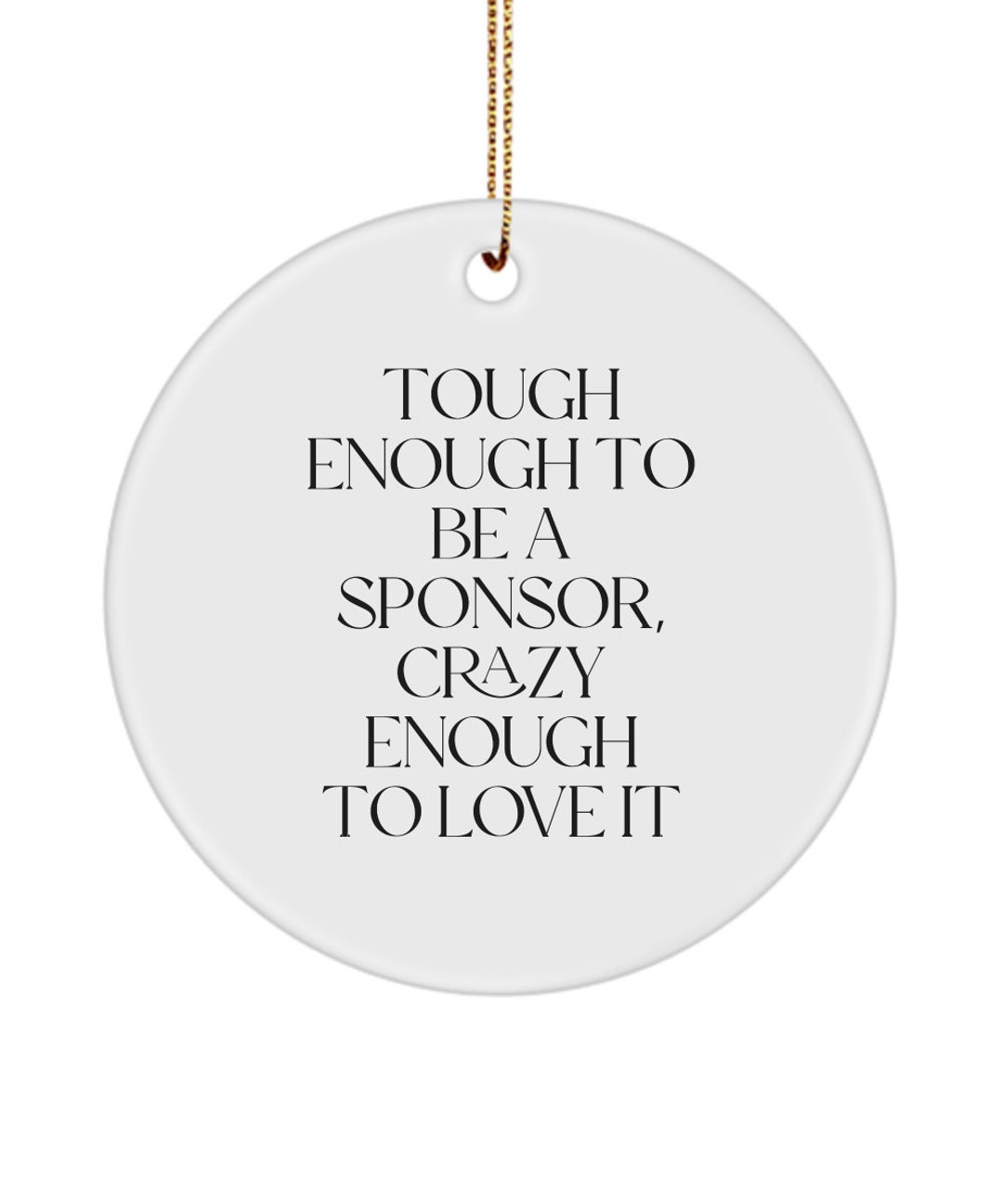 AA Sponsor Ornament, AA Sponsor Gifts, Sober Gifts, Addiction Recovery