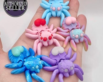3D Printed Cute Spider Articulated Fidget Toy