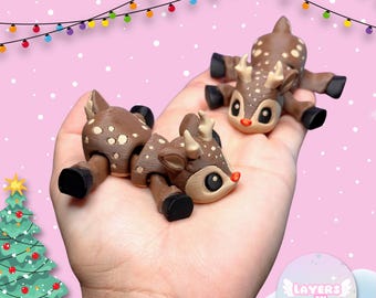 Nettes 3D Gedrucktes Fidget Spielzeug Erdbeere Amor | Sensorisches Haustier