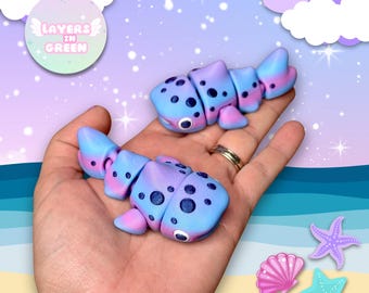 3D Gedrucktes Gelenk Walhai Fidget Spielzeug | Flex | Nettes Geschenk für Kinder