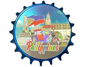 Philippine Metallic Fiber Glass Refrigerator Magnet and Can Opener, Souvenir, Gifts and Collectibles Item