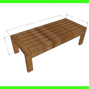 DIY Coffee Table Plans, Coffee Table, Wood Coffee Table, Woodworking Plans, PDF Download