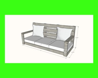 Porch Swing DIY Plans: Woodworking Project (PDF Download)