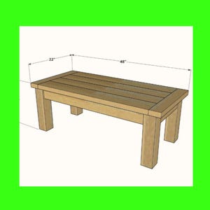 Coffee Table Plans, DIY Coffee Table, Coffee Table, Woodworking Plans, DIY Table Plan,