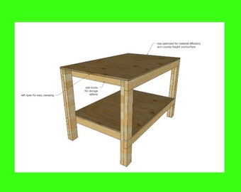 DIY Workbench Plans: Modular Design (PDF Download)