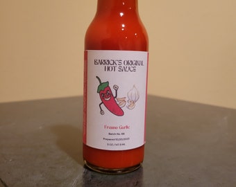 Artisanal Fresno Garlic Hot Sauce by Barrick's Original Hot Sauce