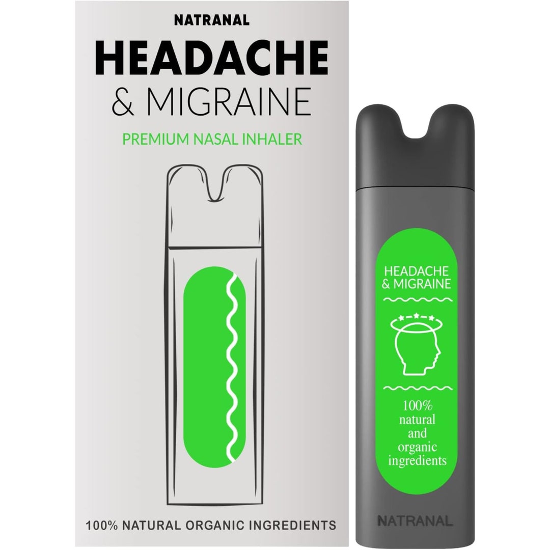Natranal Headache Relief Nasal Inhaler With Essential Oils Migraine