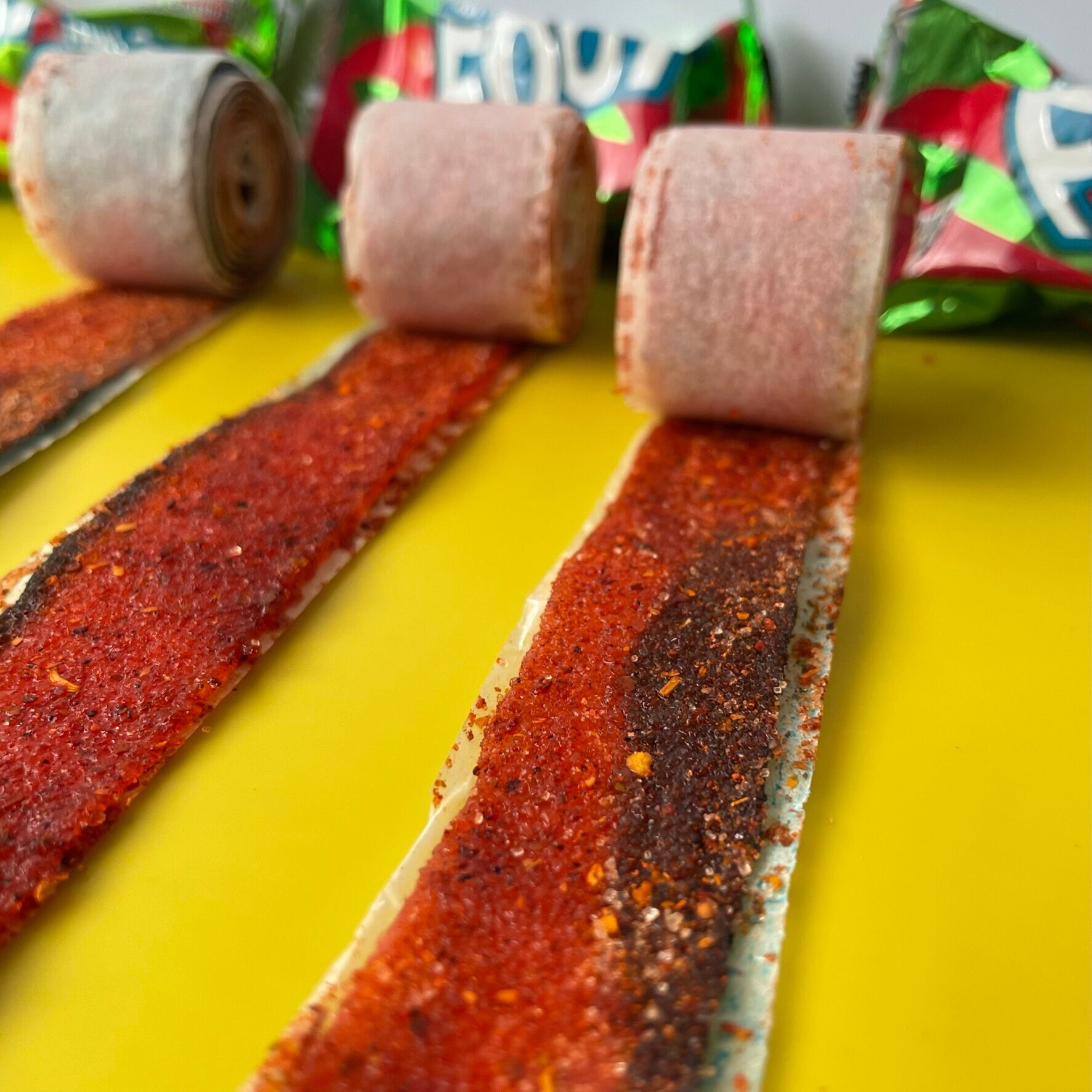 Chamoy Fruit by the Foot Dulces Enchilados Spicy Candy Etsy