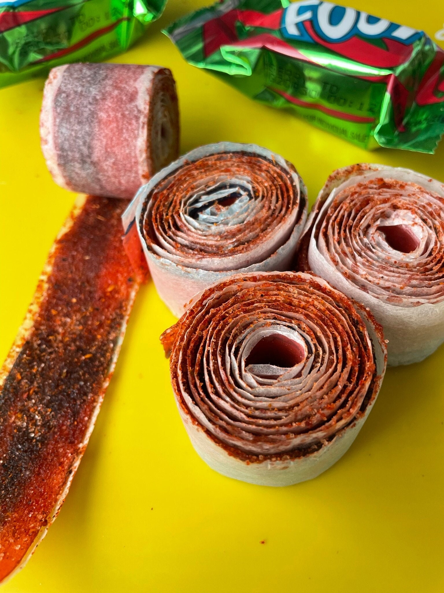 Chamoy Fruit by the Foot Dulces Enchilados Spicy Candy Etsy