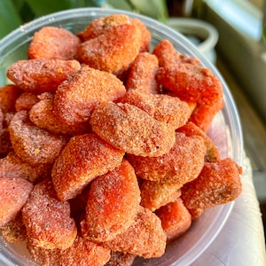Sour watermelon - Dulces Enchilados- Spicy Candy- Chamoy and Tajin