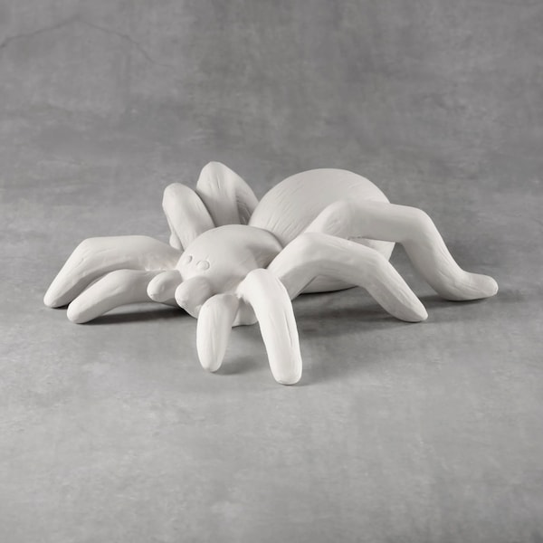 Tarantula unpainted ceramic bisque gift, paint it yourself, paint your own pottery