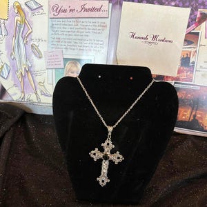 Y2k gothic cross necklace cross necklace