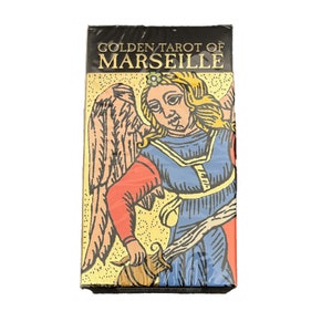 Golden Tarot of Marseille by Lo Scarabeo – Classic Tarot with Luxurious Gold Accents - NEW