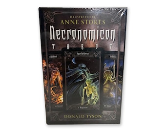 Necronomicon Tarot Deck by Donald Tyson & Anne Stokes – Lovecraftian Horror Tarot Set