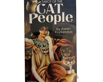 Tarot of the Cat People Deck by Karen Kuykendall - NEW