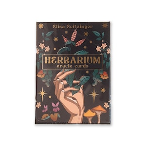 Herbarium Oracle by Elisa Seitzinger – 36 Botanical Cards & Guidebook – Magical Plant Deck – Witchy Green Witch Oracle - NEW