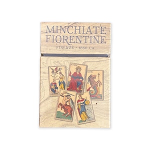 Minchiate Fiorentine Tarot Deck by Lo Scarabeo – 97 Cards – Anima Antiqua Limited Edition – Historic Italian Tarot – NEW