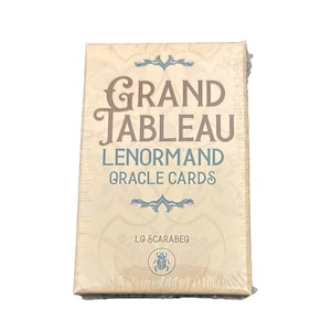 Grand Tableau Lenormand Cards by Marie Lenormand – Classic Fortune Telling Deck - NEW