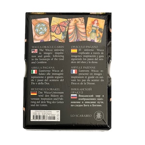Wicca Oracle Di Lunaea Weatherstone – Set Mazzo Oracolo 32 Carte Con Scatola Rigida E Libretto Istruzioni Multilingue (Italiano Incluso)