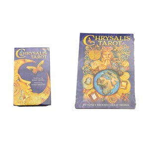 Bundle Chrysalis Tarot Deck and Guidebook by Toney Brooks and Holly Sierra - NEW