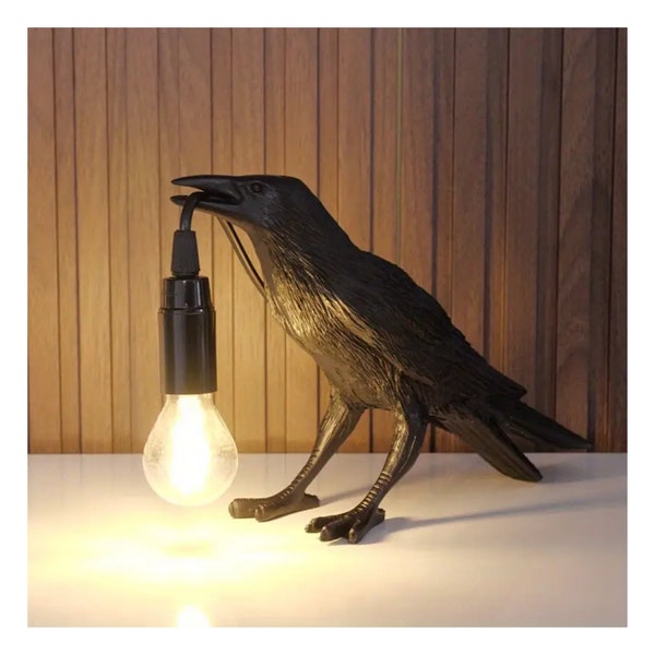 Crow Lamp Etsy