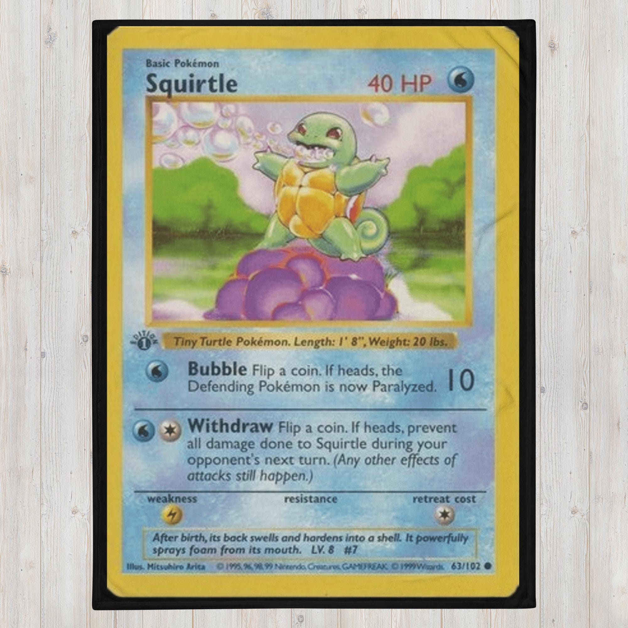 1st Edition Squirtle - Etsy