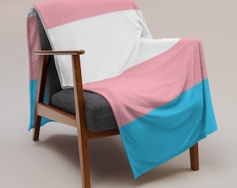 Transgender Pride Flagge Wurf Decke