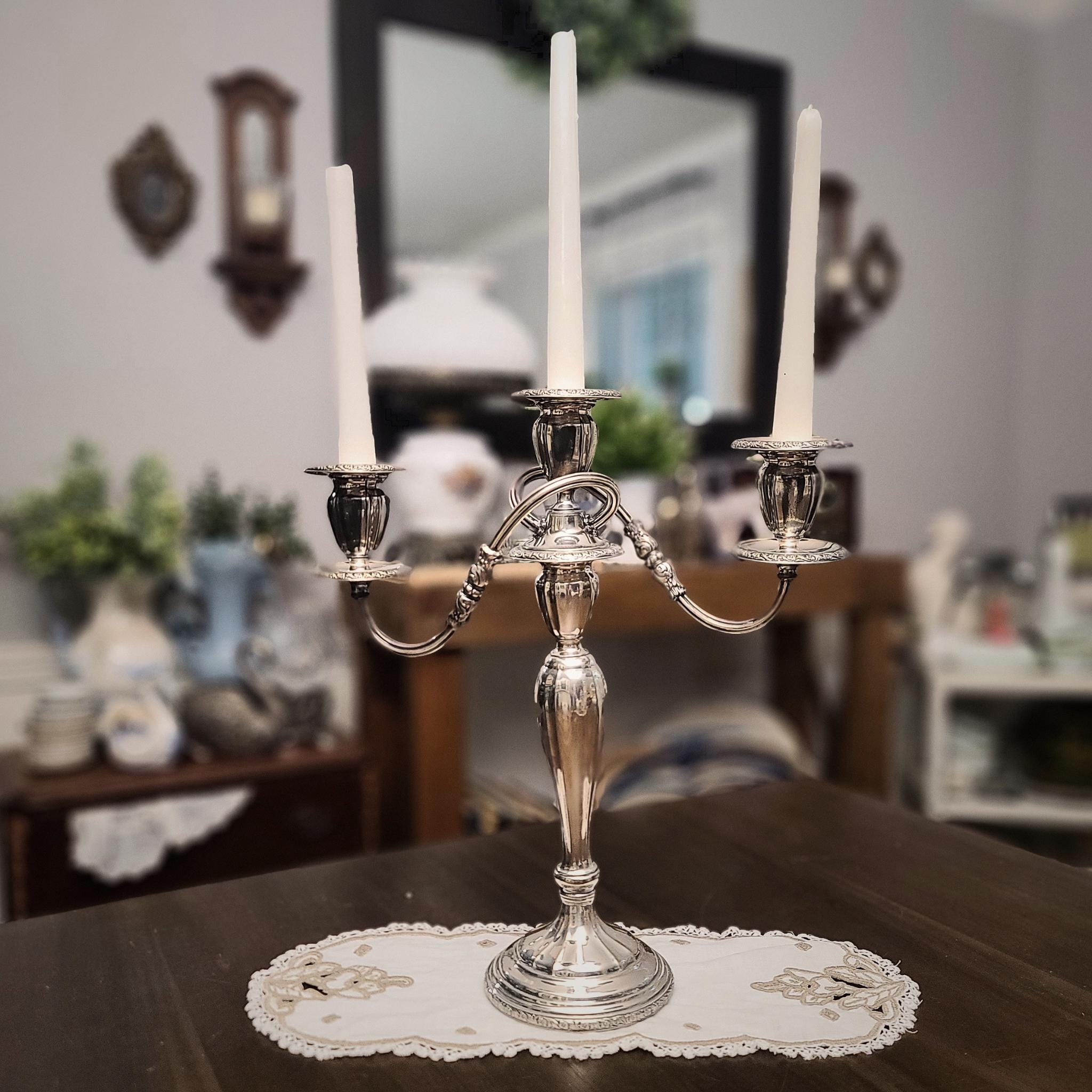 Reed and Barton Silver Candelabra - Etsy