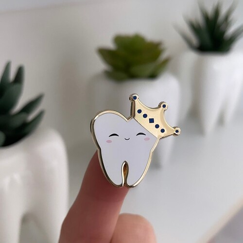 Simple Dental implant Tooth Pin With or Without Face / Etsy
