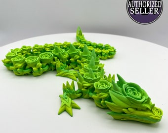 Rose Dragon 3d printed articulated model
