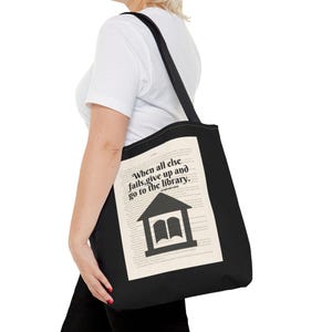 Stephen King Quote Book Page Tote Bag, Bookish Tote Bag, Book Lover Tote Bag, Literary Tote Bag, Reader Tote Bag, 11/22/63 Quote